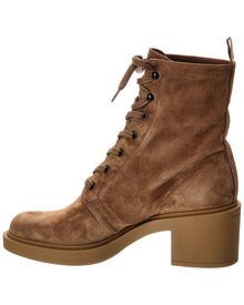 Gianvito Rossi | Womens | DNU PACK Foster 45 Suede Boot | Brown