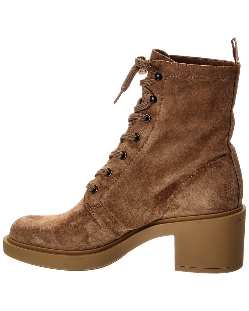 Gianvito Rossi | Womens | DNU PACK Foster 45 Suede Boot | Brown