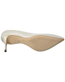 Sergio Rossi | Womens | Godiva Bridal Satin Pump - II | White