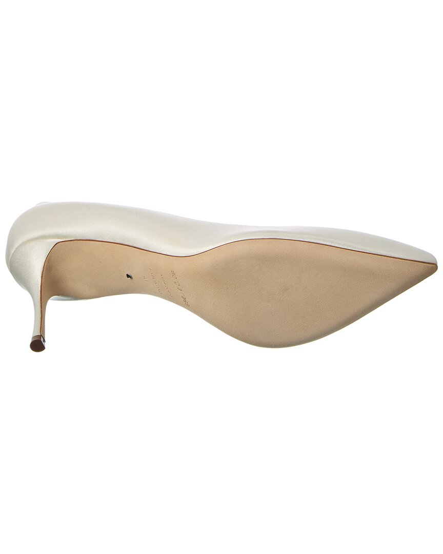Sergio Rossi | Womens | Godiva Bridal Satin Pump - II | White