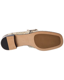 Ferragamo | Womens | Mavra Snake-Embossed Leather Loafer | White