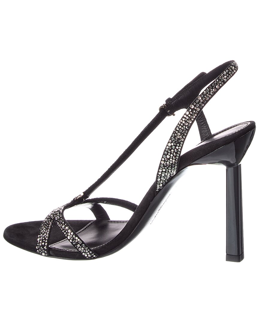 Ferragamo | Womens | Jole X5 Suede Sandal | Black