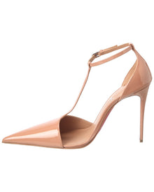 Christian Louboutin | Womens | Logo Leather Pump | Beige