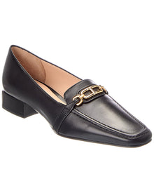 Tom Ford | Womens | Logo Leather Loafer | Black