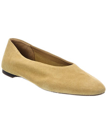 TOTEME | Womens | Suede Ballerina Flat | Beige