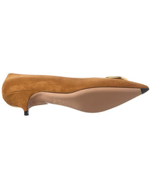 Dior | Womens | Initial Suede Pump | Brown