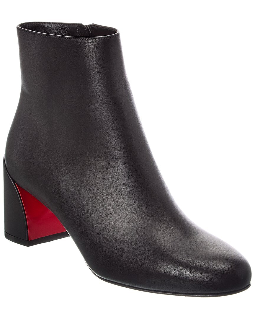 Christian Louboutin | Womens | Jane 55 Leather Bootie - II | Black