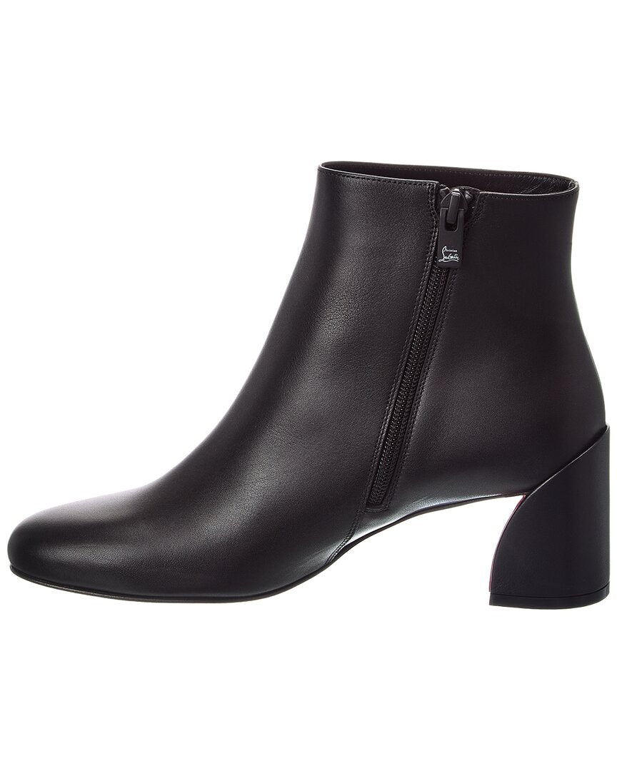 Christian Louboutin | Womens | Jane 55 Leather Bootie - II | Black
