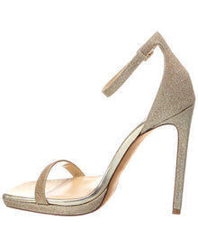 Jimmy Choo | Womens | Alva 120 Glitter Sandal | Gold