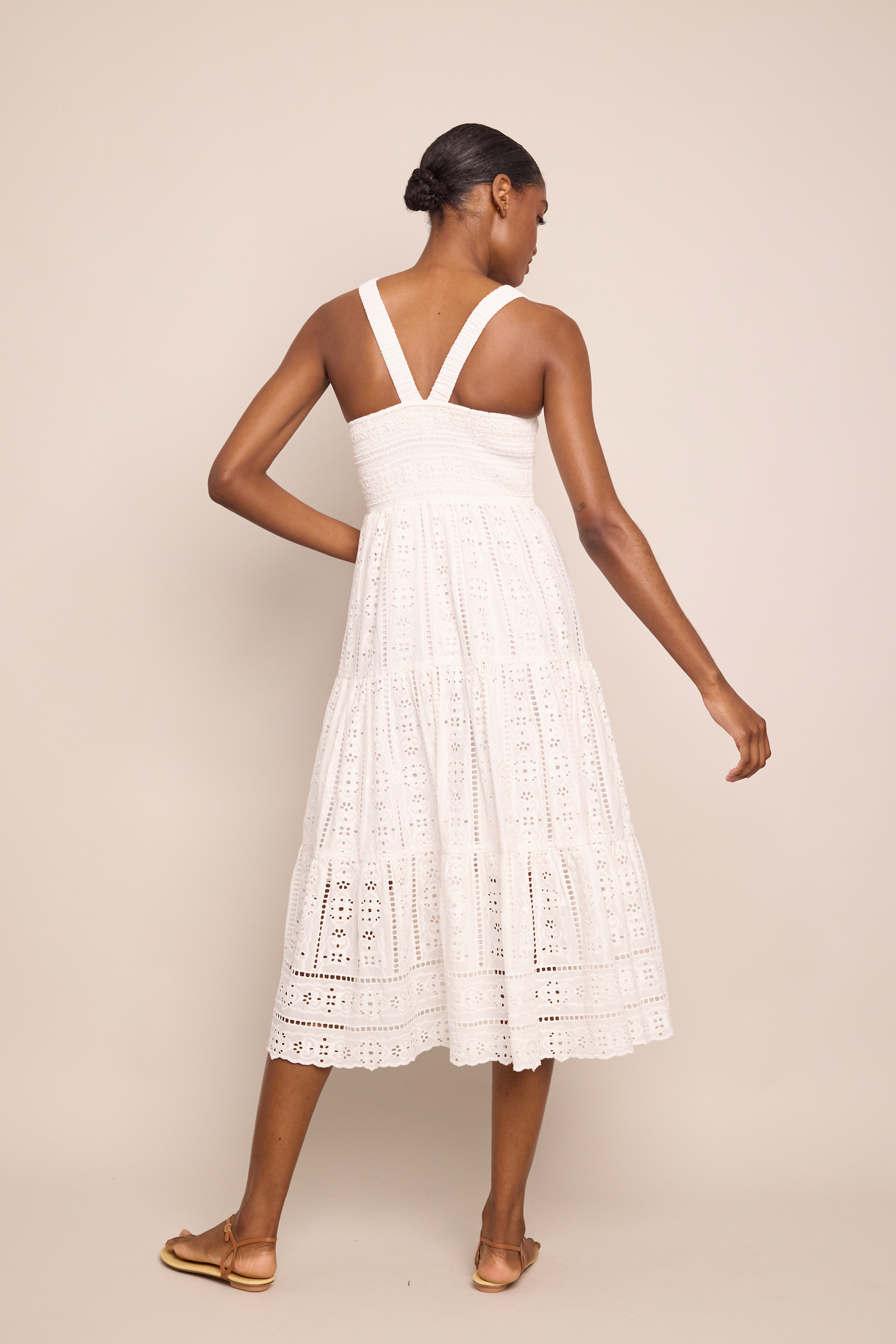 Taormina Dress | Bria Eyelet Ivory