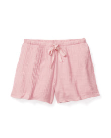 Women's Gauze Drawstring Shorts | Pink