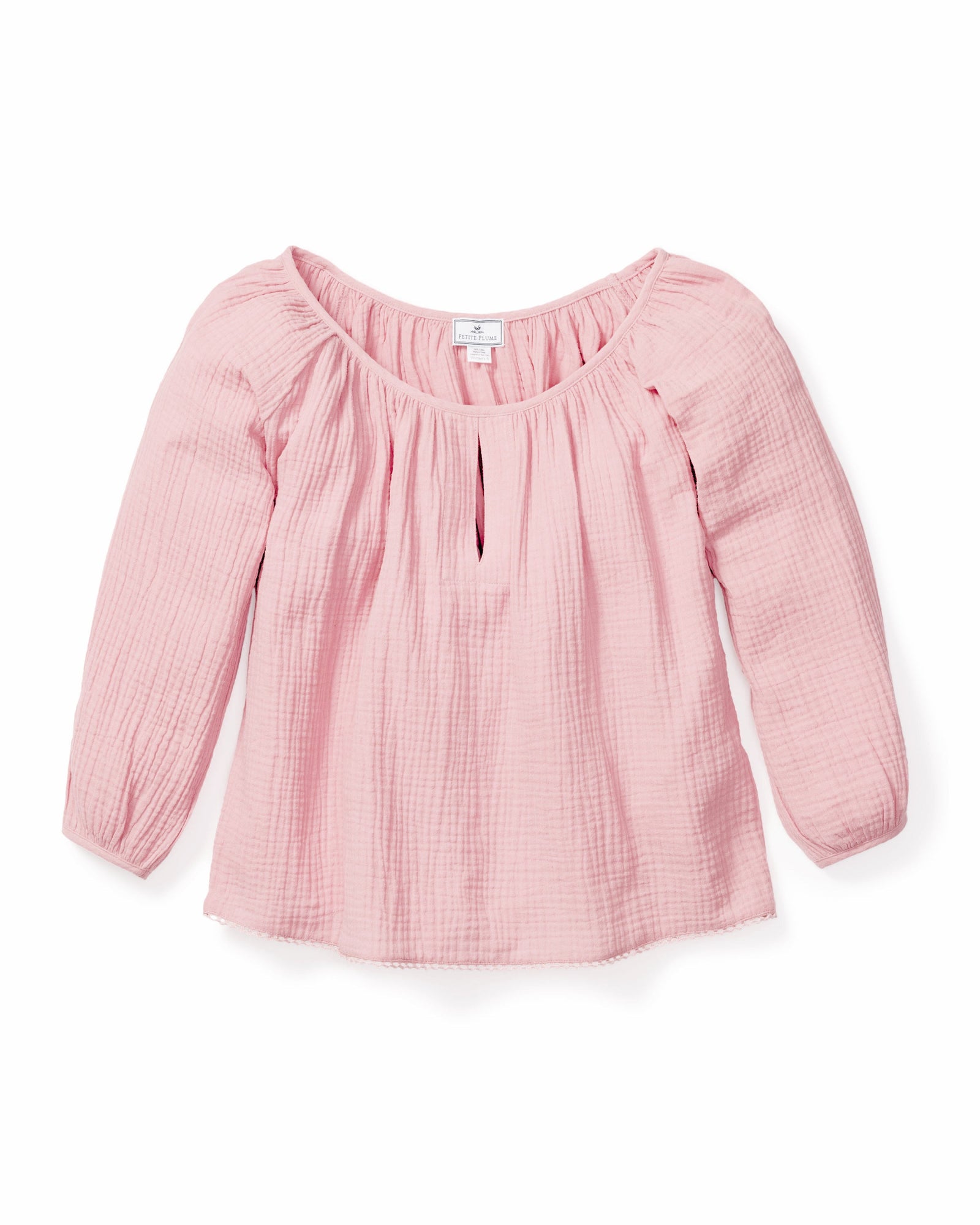 Women's Gauze Willow Scoopneck Top | Pink