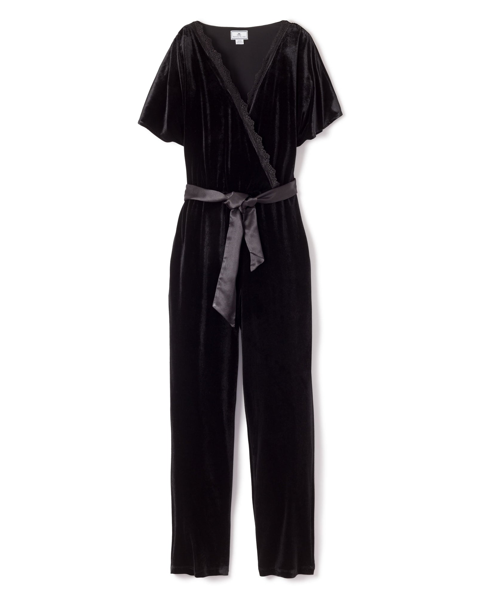 Women's Velour Jumpsuit | Black