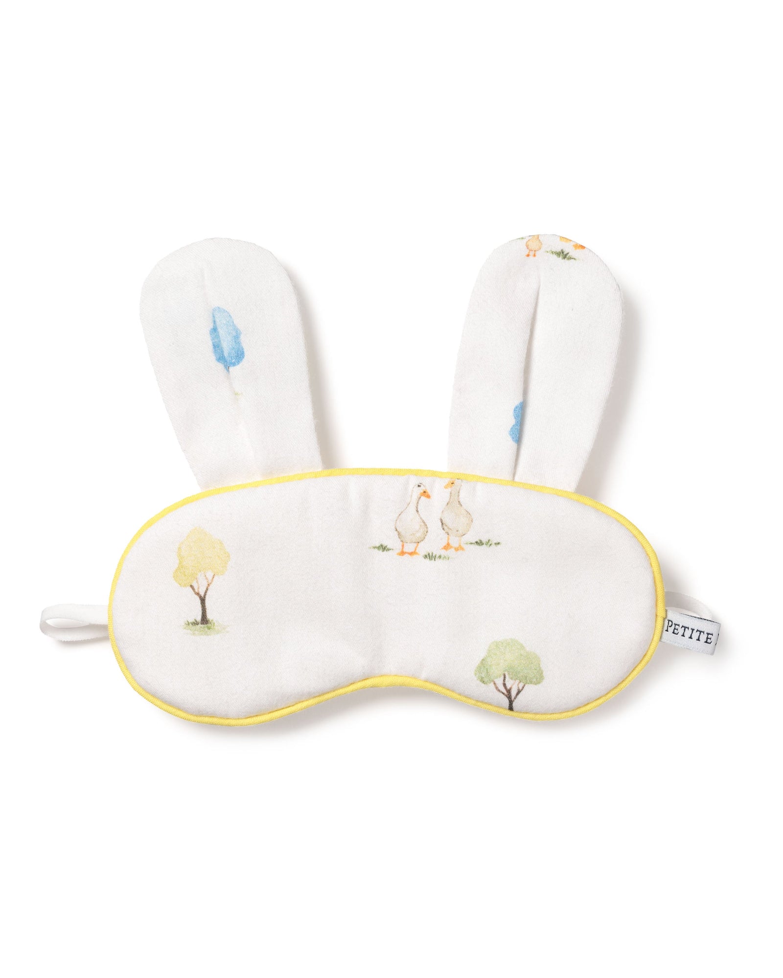 Kid's Twill Bunny Sleep Mask | Easter Gardens