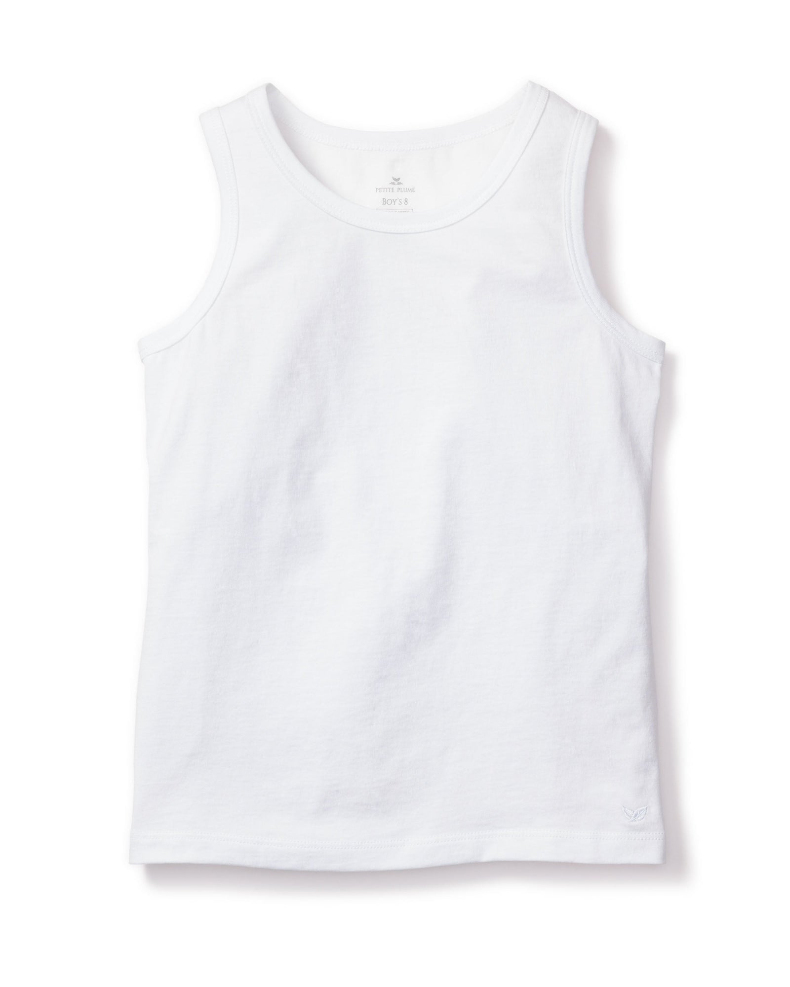 Kid's Pima Tank Top | White