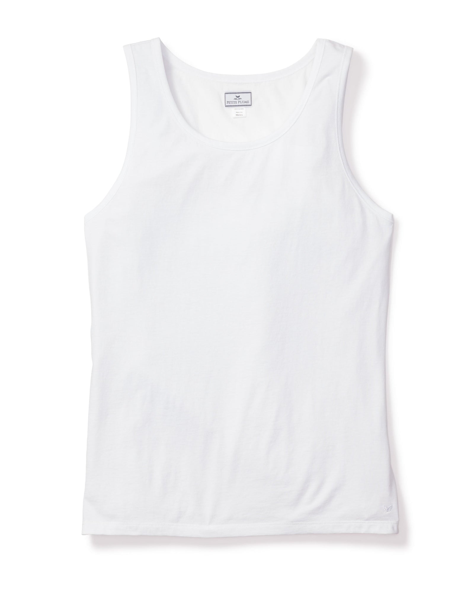 Men's Pima Tank Top | White