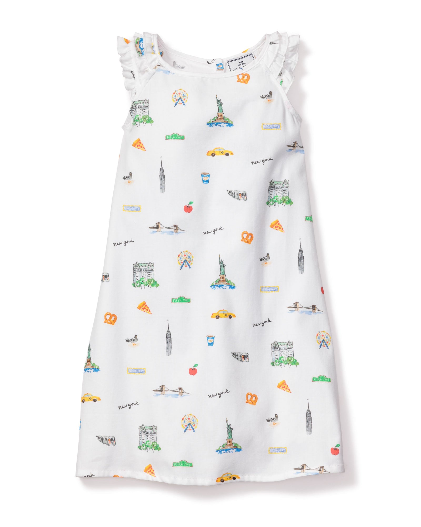 Girl's Twill Amelie Nightgown | New York! New York!