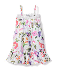 Girl's Twill Lily Nightgown | Gardens of Giverny