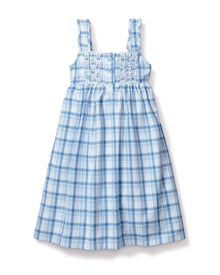 Kid's Twill Charlotte Nightgown | Seafarer Tartan