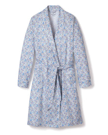 Women's Twill Robe | Fleur D'Azur