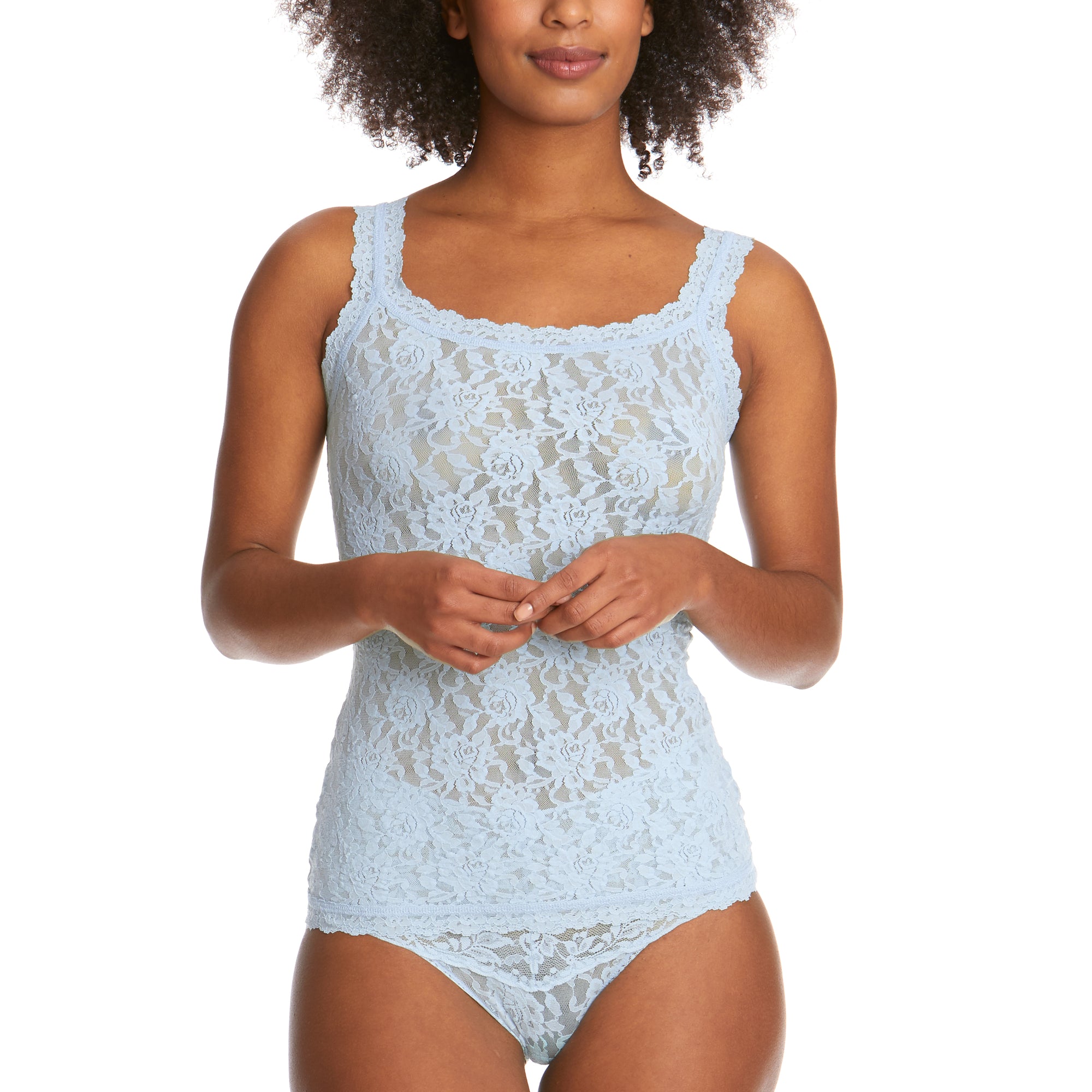 Signature Lace Unlined Camisole | Partly Cloudy (Blue)