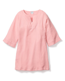 Women's Gauze Short Caftan | Pink