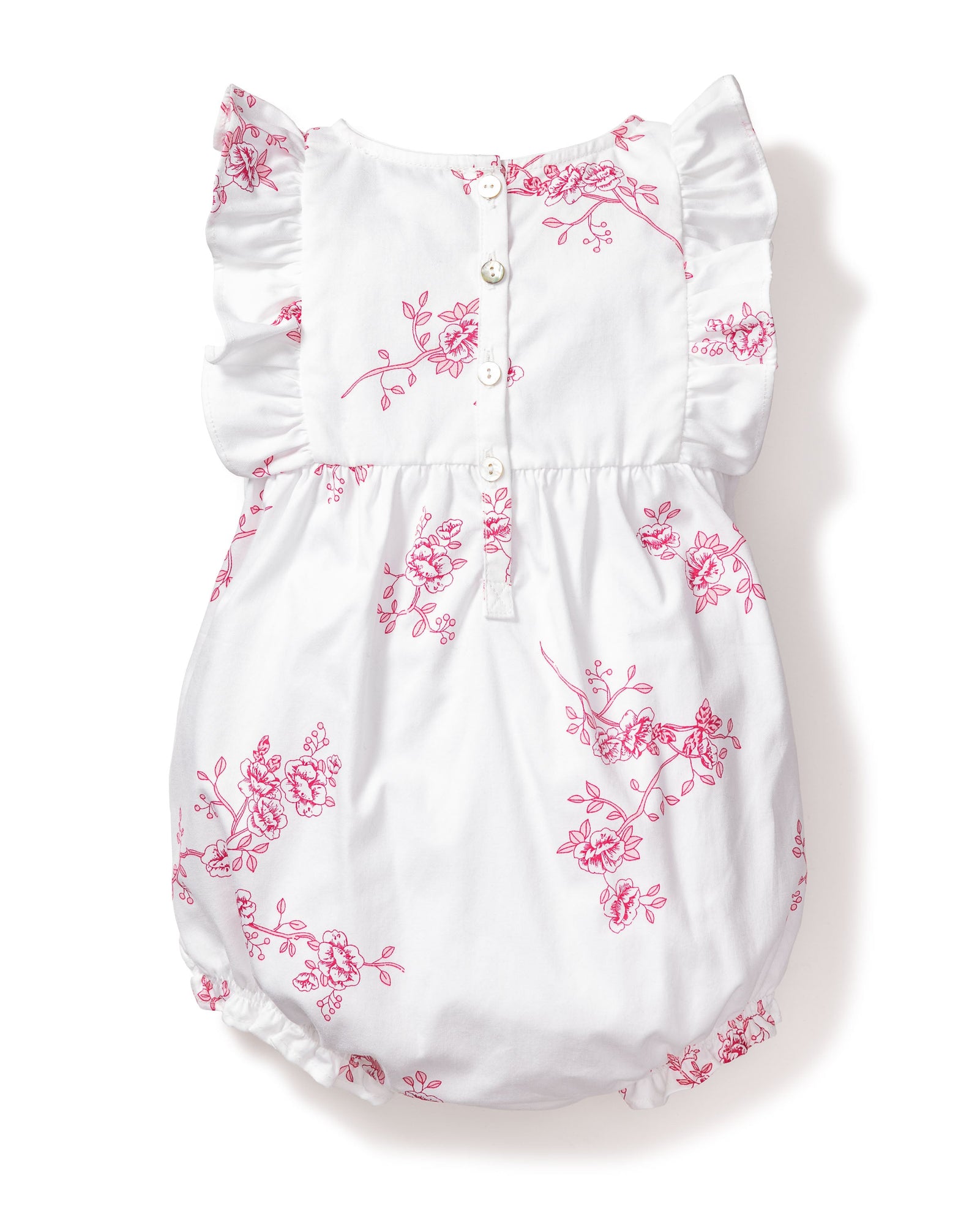 Floral Ruffled Romper | English Rose