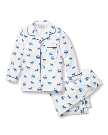 Kid's Twill Pajama Set | The Equestrian