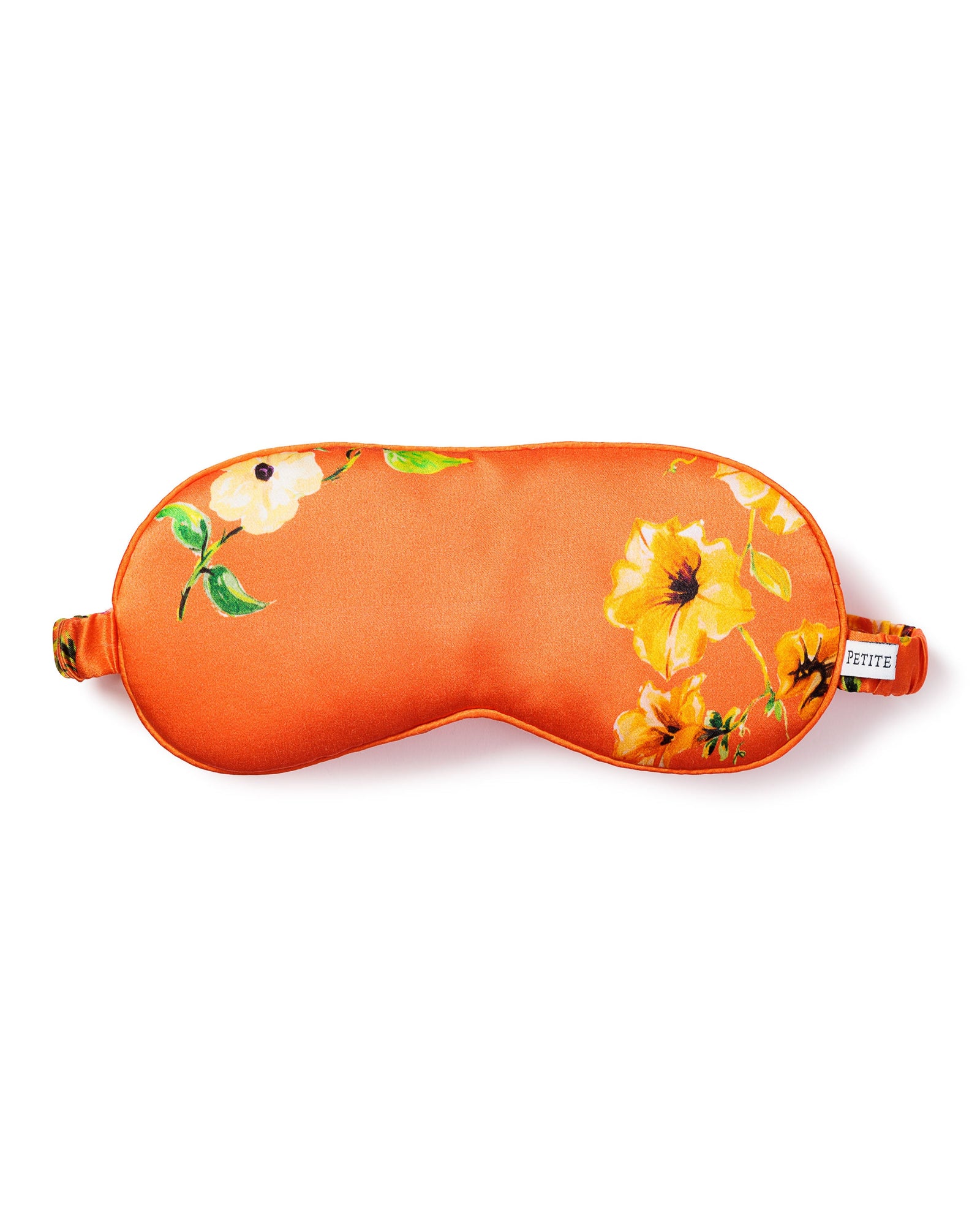 Women's Silk Sleep Mask | Tangerine Brilliant Botanical