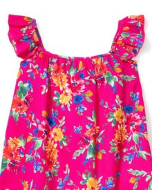 Girl's Twill Celeste Short Set | Summer Blooms