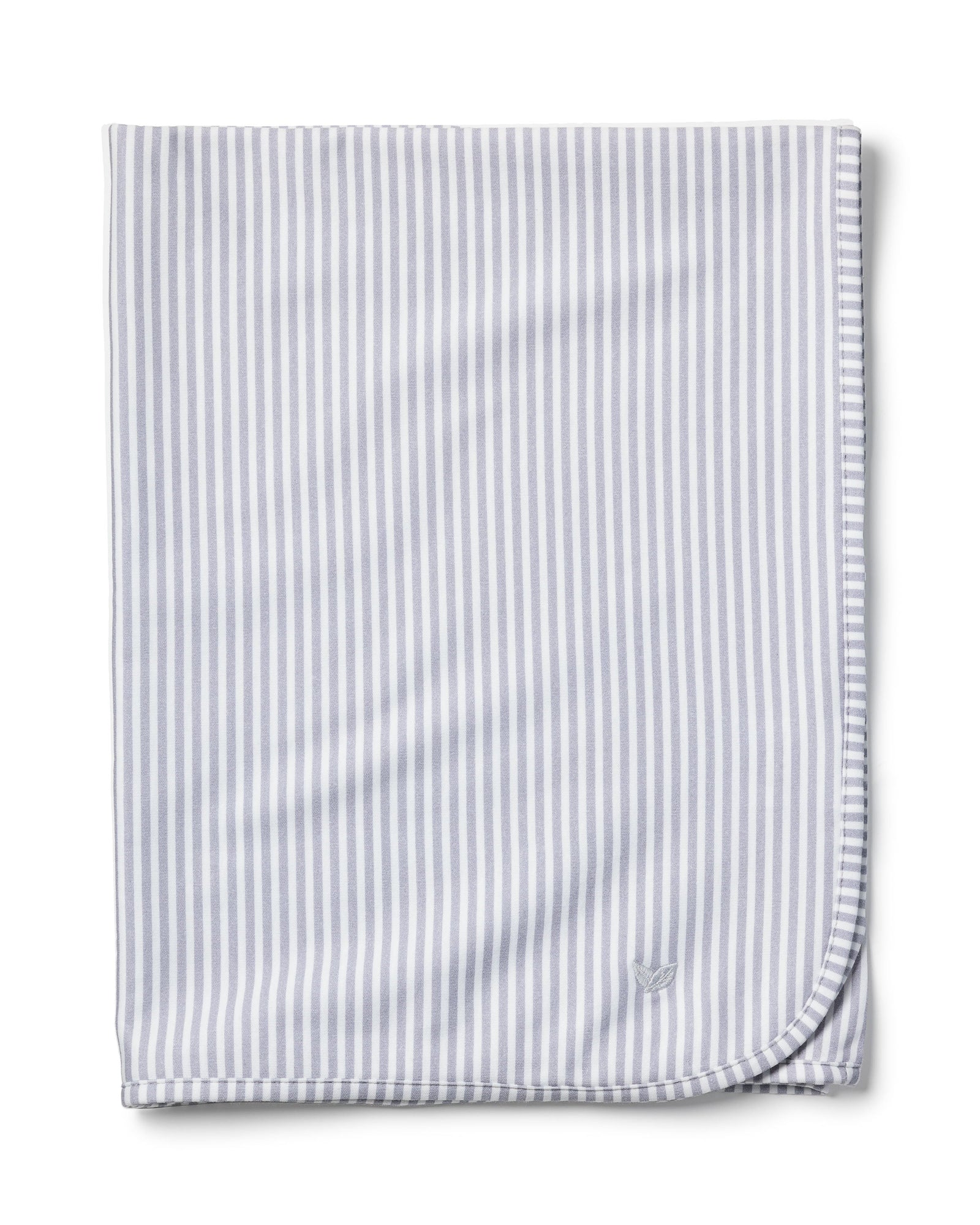 Pima Baby Blanket in Grey Stripes in Grey Stripes#Color_Grey Stripes