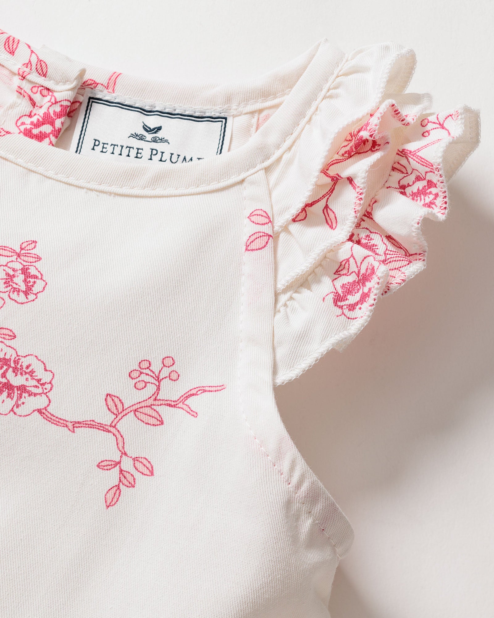 Girl's Twill Amelie Nightgown | English Rose Floral