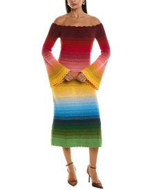 Oscar de la Renta | Womens | Rainbow Ombre Sweaterdress | Multi