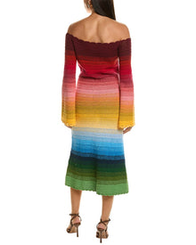 Oscar de la Renta | Womens | Rainbow Ombre Sweaterdress | Multi