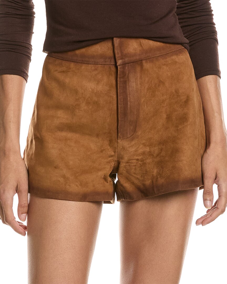 Walter Baker | Womens | Kendra Suede Short | Brown