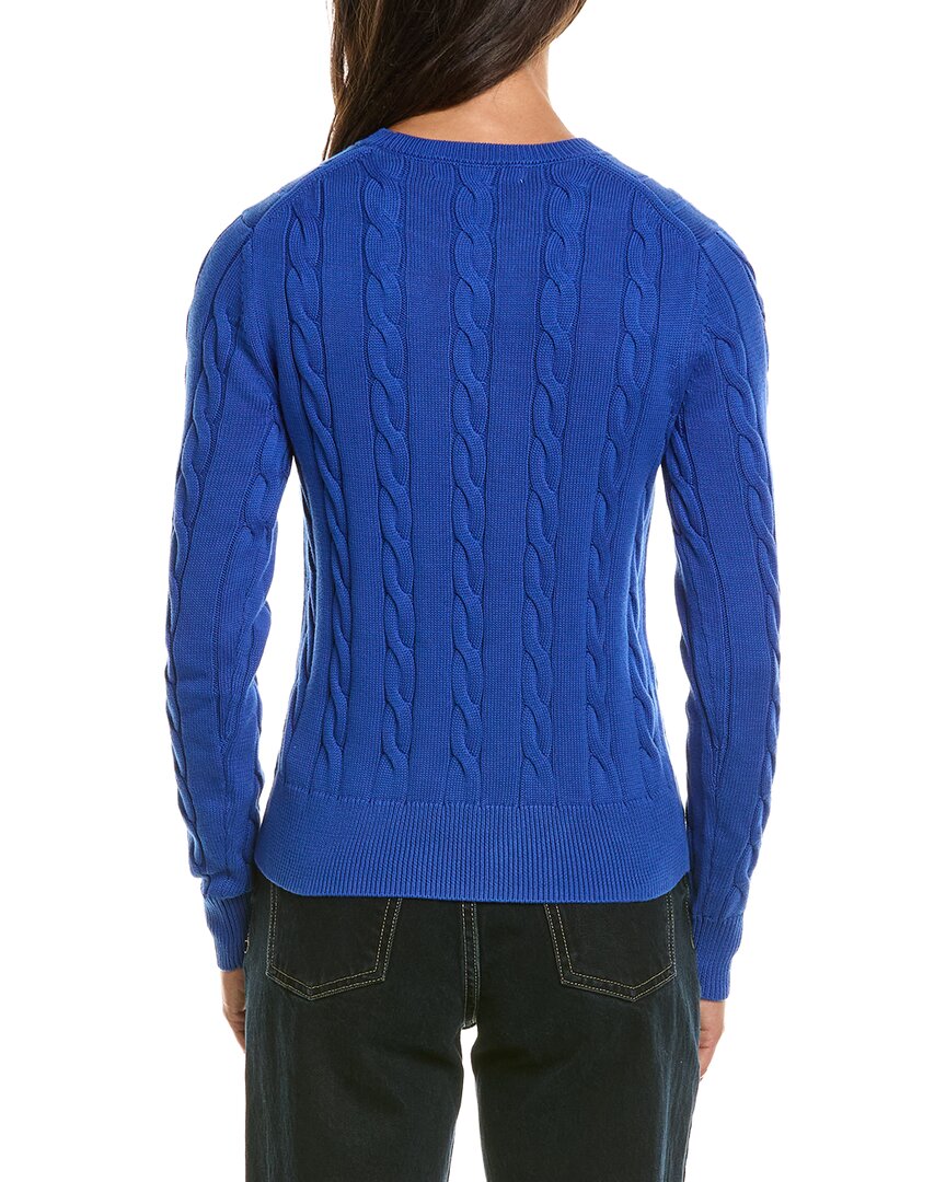Brooks Brothers | Womens | Cable Sweater | Blue