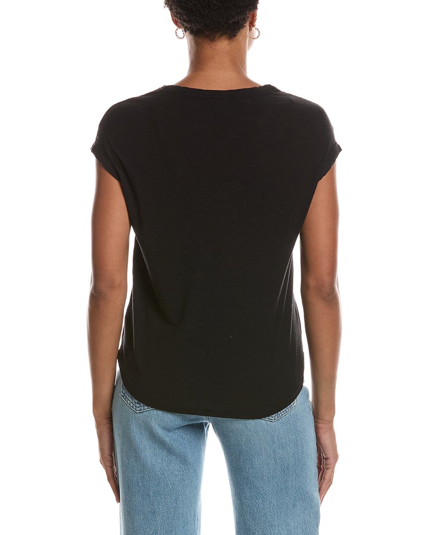 James Perse | Womens | Circular Shell Top | Black
