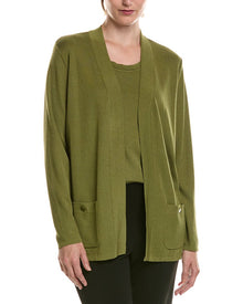 Anne Klein | Womens | Malibu Cardigan | Green