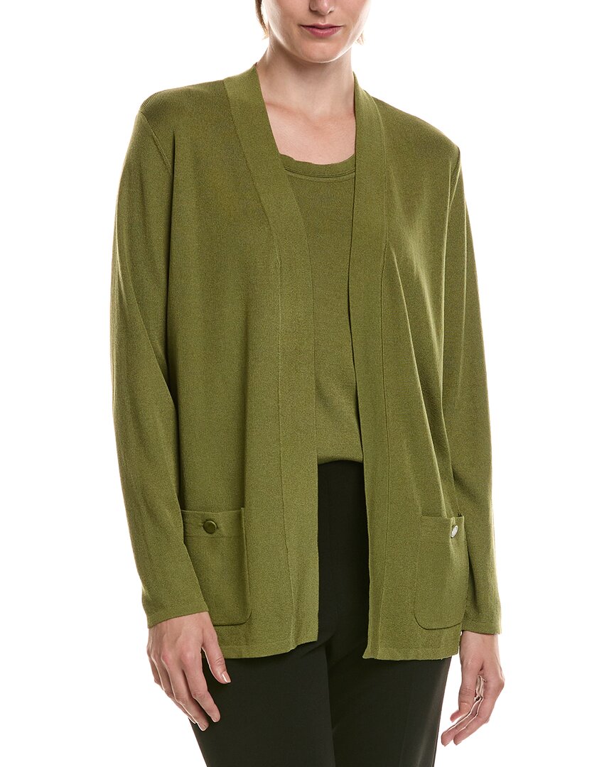 Anne Klein | Womens | Malibu Cardigan | Green