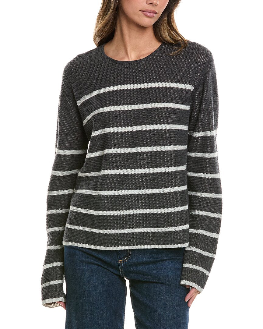Alashan Cashmere | Womens | Plaited Reversible Cashmere-Blend Sweater | Black