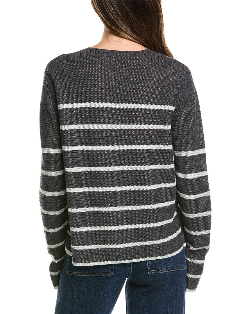 Alashan Cashmere | Womens | Plaited Reversible Cashmere-Blend Sweater | Black