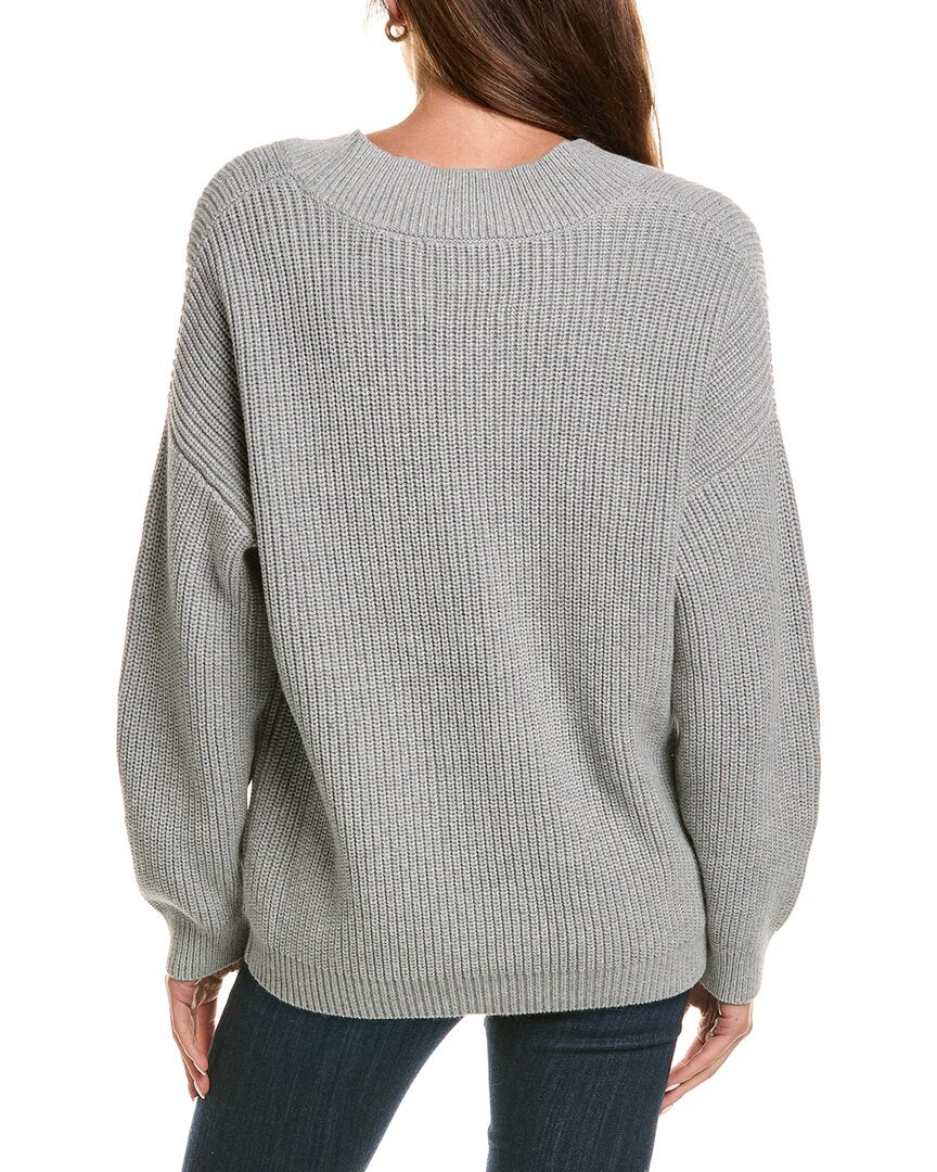 525 America | Womens | Brooklyn Relaxed Pocket Cardigan | Grey
