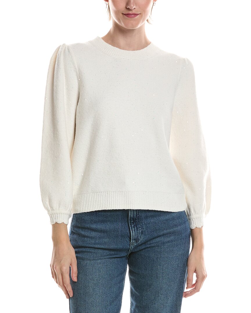 Michael Stars | Womens | Deanna Femme Sleeve Sweater | White