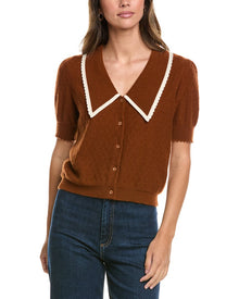 FRAME Denim | Womens | The Cashmere Sailor Sweater | rust