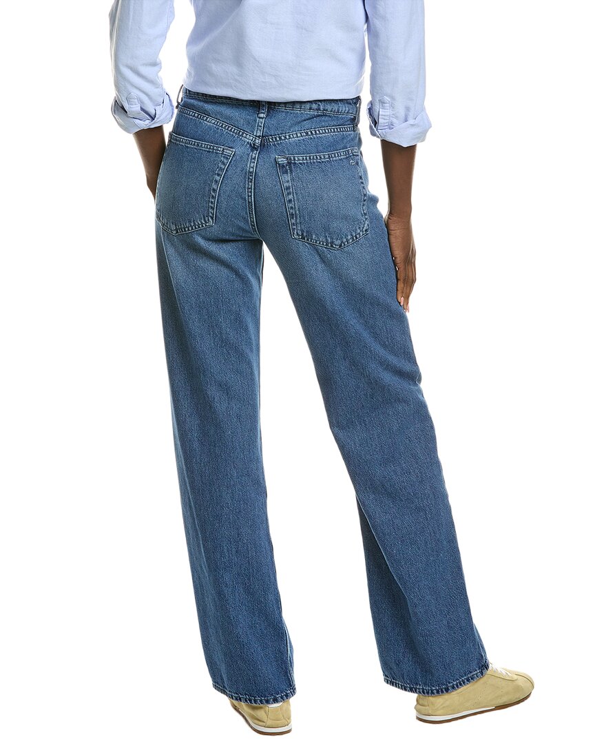 rag & bone | Womens | Lori Low-Rise Lwry Wide Leg Full Length Jean | Blue