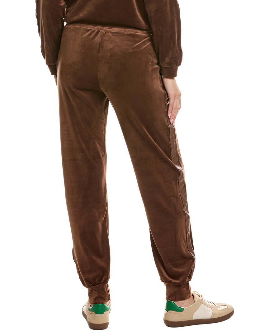 Knit Riot | Womens | Velour Track Jogger | Chocolate