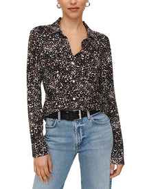 Bella Dahl | Womens | Button Up Knit Top | black multi