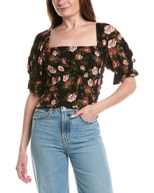 Saltwater Luxe | Womens | Elbow Sleeve Blouse | Black