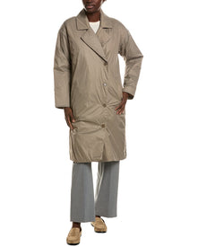 EILEEN FISHER | Womens | Padded Coat | Brown