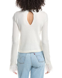 Marella | Womens | Addio Wool-Blend Sweater | White